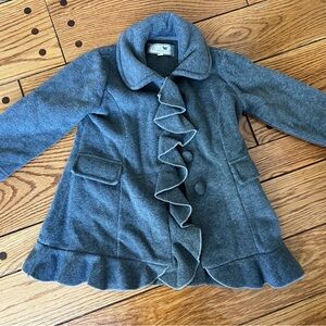 Widgeon Gray Ruffle Coat